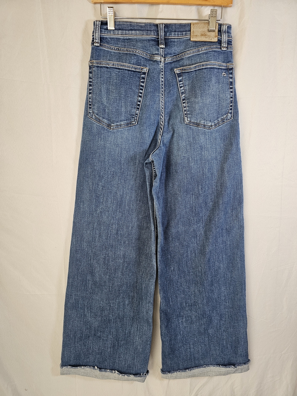 Sofie Cuffed High Waist Wide Leg Jeans - Picture 4 of 15